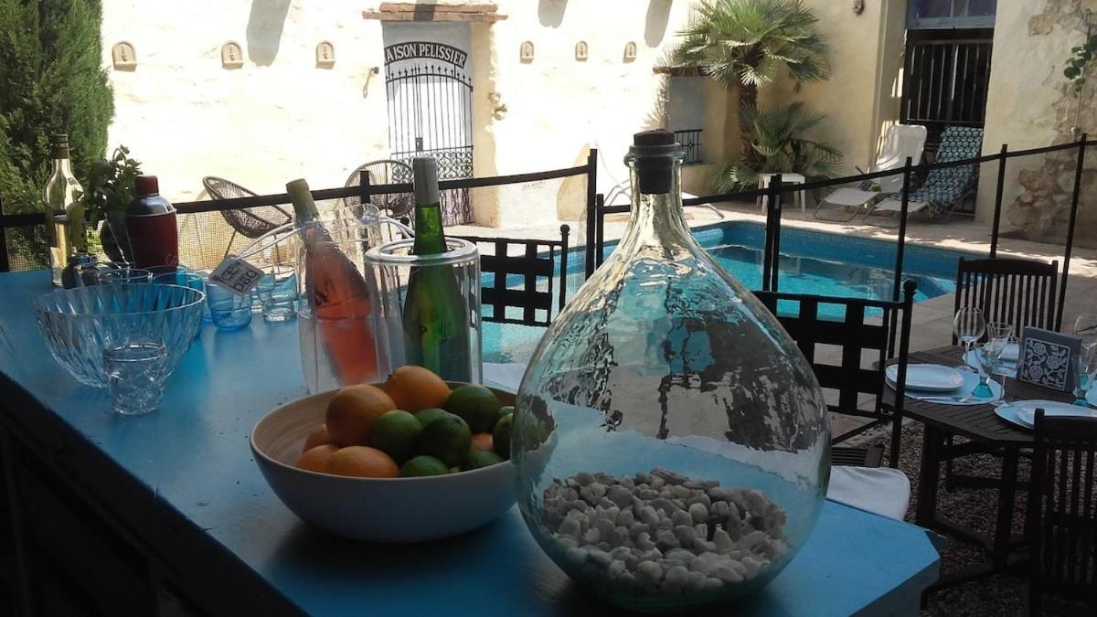 Maison Pelissier Bed And Breakfast With Sweeming Pool Cuxac-d'Aude Экстерьер фото